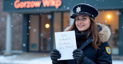 Życzenia świąteczne od komendanta policji w Gorzowie